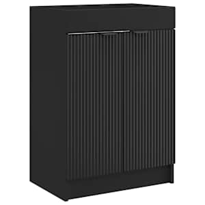 vidaXL Vannitoa all oleva kraani kapp Must 56 x 37,5 x 81 cm Tehispuit