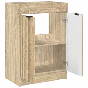 Koupelnová skříňka pod umyvadlo Dub sonoma 56 x 37,5 x 81 cm - obrázek 3