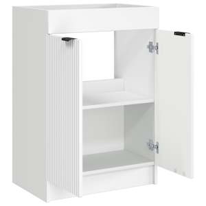 Koupelnová skříňka pod umyvadlo Bílá 78,5 x 37,5 x 81 cm - obrázek 4