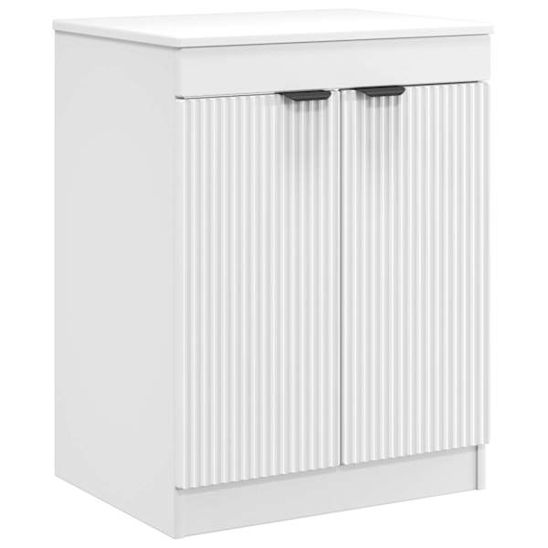 vidaXL Vannitoa kapp Valge 54 x 41 x 70 cm Tehispuit
