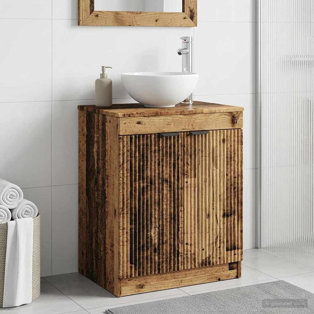 vidaXL Dulap de Baie Lemn vechi 54 x 41 x 70 cm Lemn prelucrat
