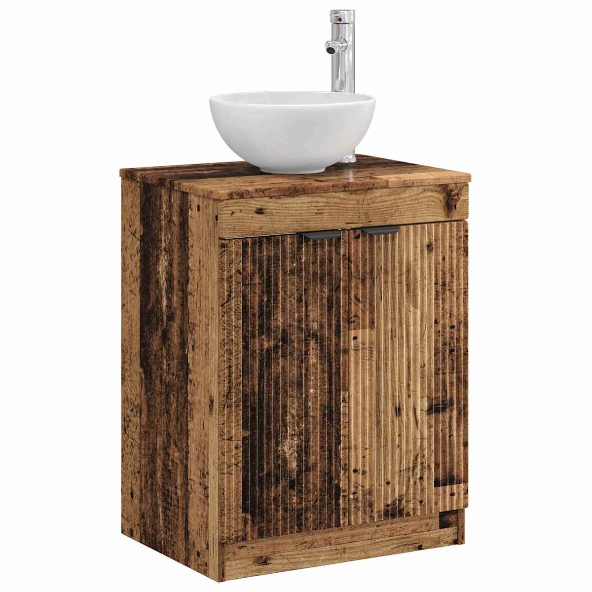 Badeværelsesskab 54 x 41 x 70 cm Konstrueret træ - Billede 3