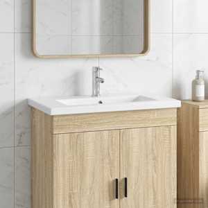 Umivalnik za kopalnico Krom 81 x 40 x 17,5 cm Kovina