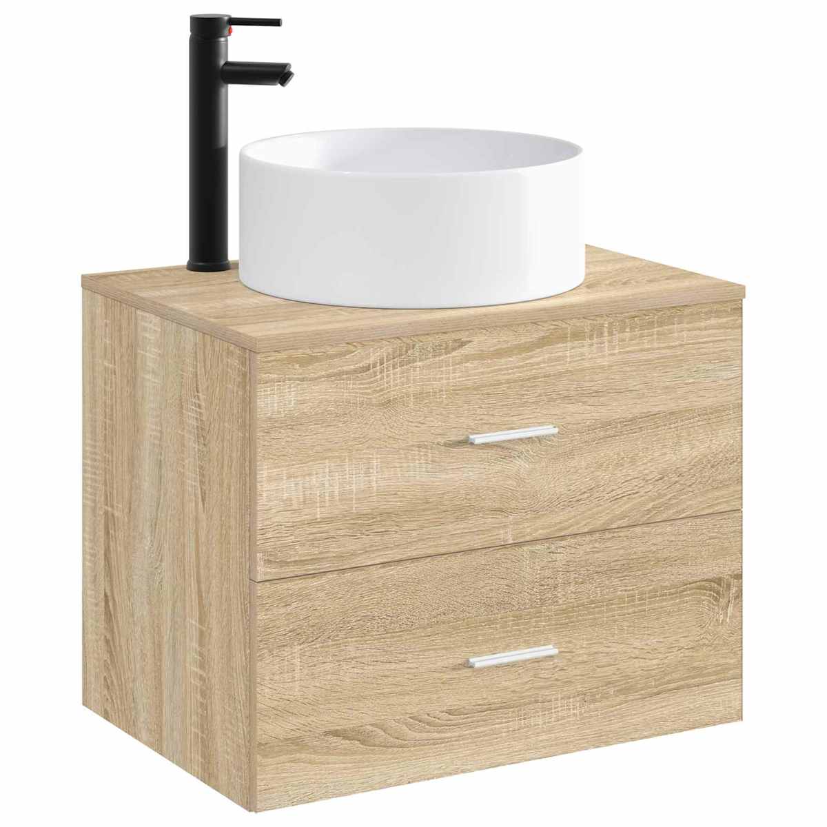 Vask med armatur og afløb 40,5 x 40,5 x 15,5 cm - Billede 3