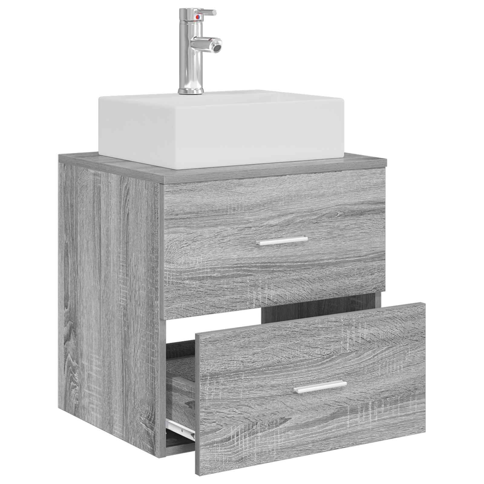 Umivalnik s pritrditev na steno Siva Sonoma 49,5 x 41 x 62,5 cm - slika 3