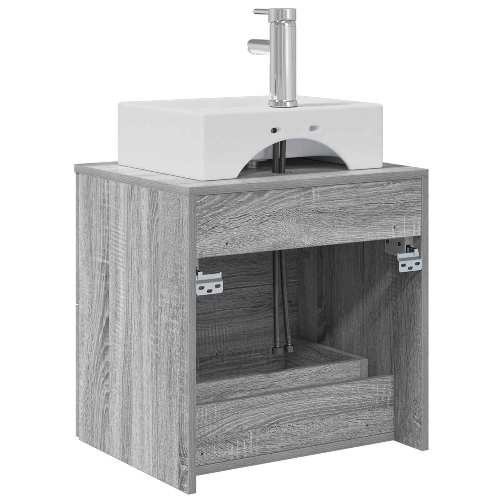 Umivalnik s pritrditev na steno Siva Sonoma 49,5 x 41 x 62,5 cm - slika 5