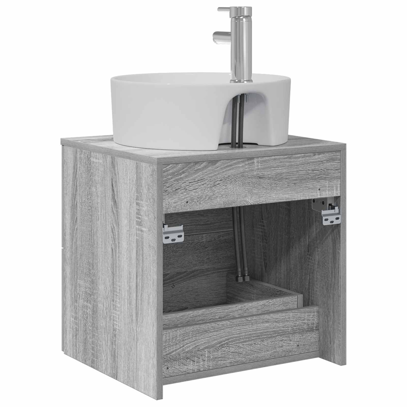 Umivalnik s pritrditev na steno Siva Sonoma 49,5 x 44,5 x 65 cm - slika 5