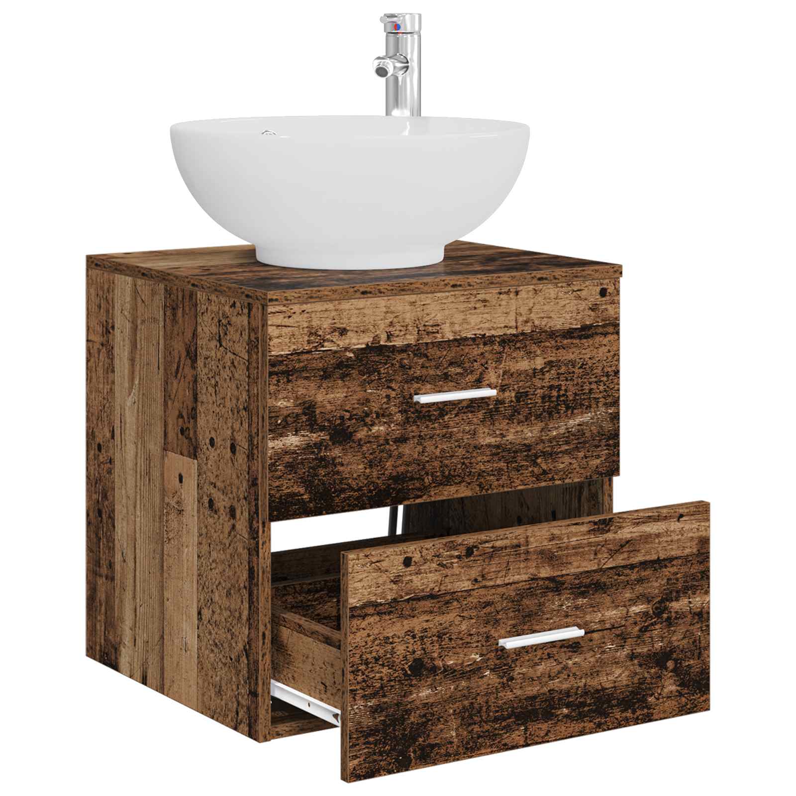 Umivalnik s pritrditev na steno Star les 49,5 x 44,5 x 66,5 cm - slika 3