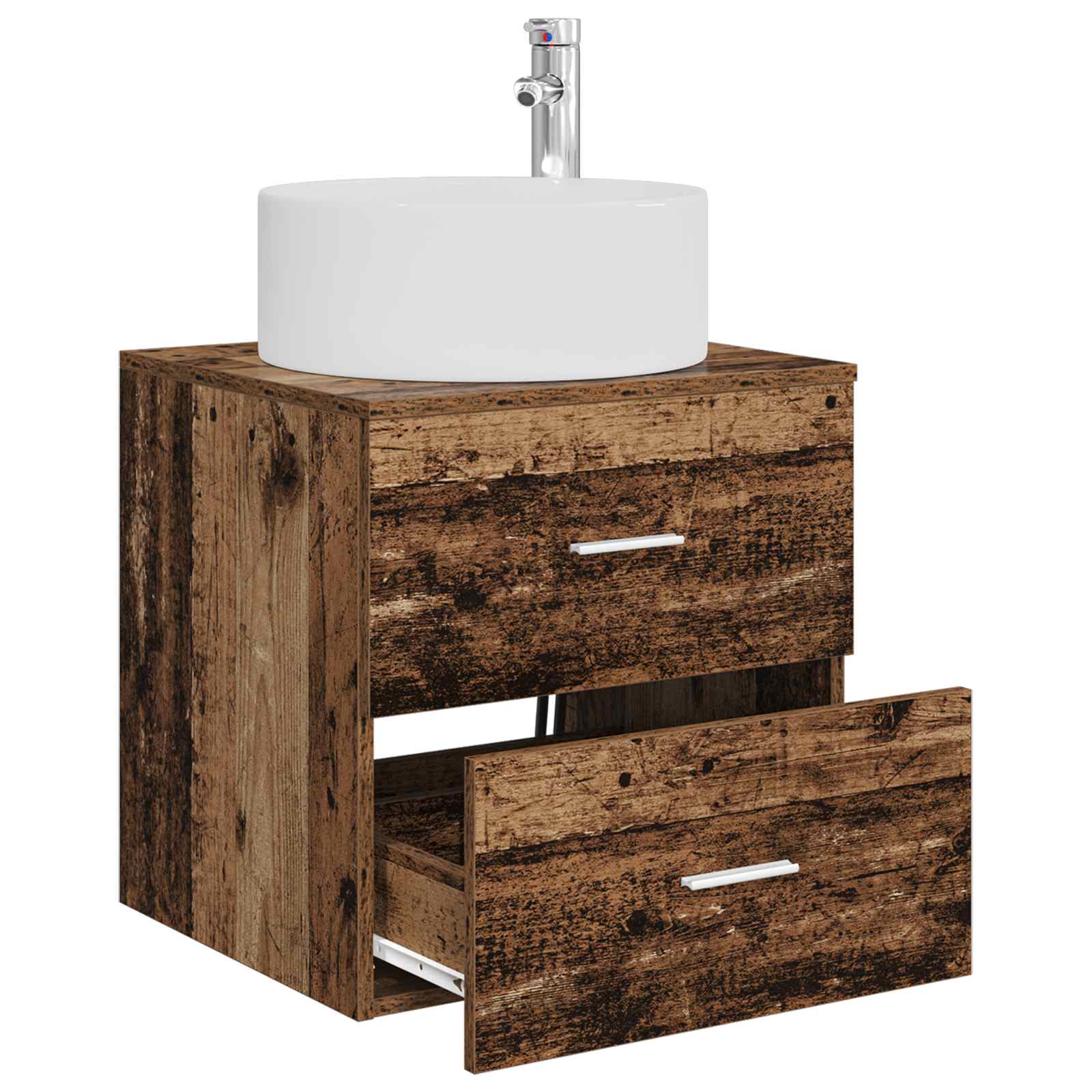 Umivalnik s pritrditev na steno Star les 49,5 x 44,5 x 65,5 cm - slika 3