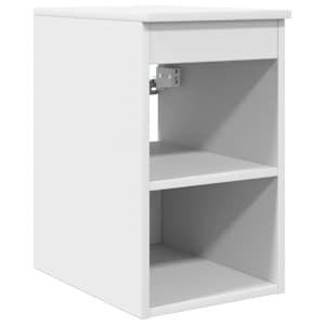 vidaXL Vannitoakapp Vahepealne Valge 30 x 35 x 50 cm Tehispuit