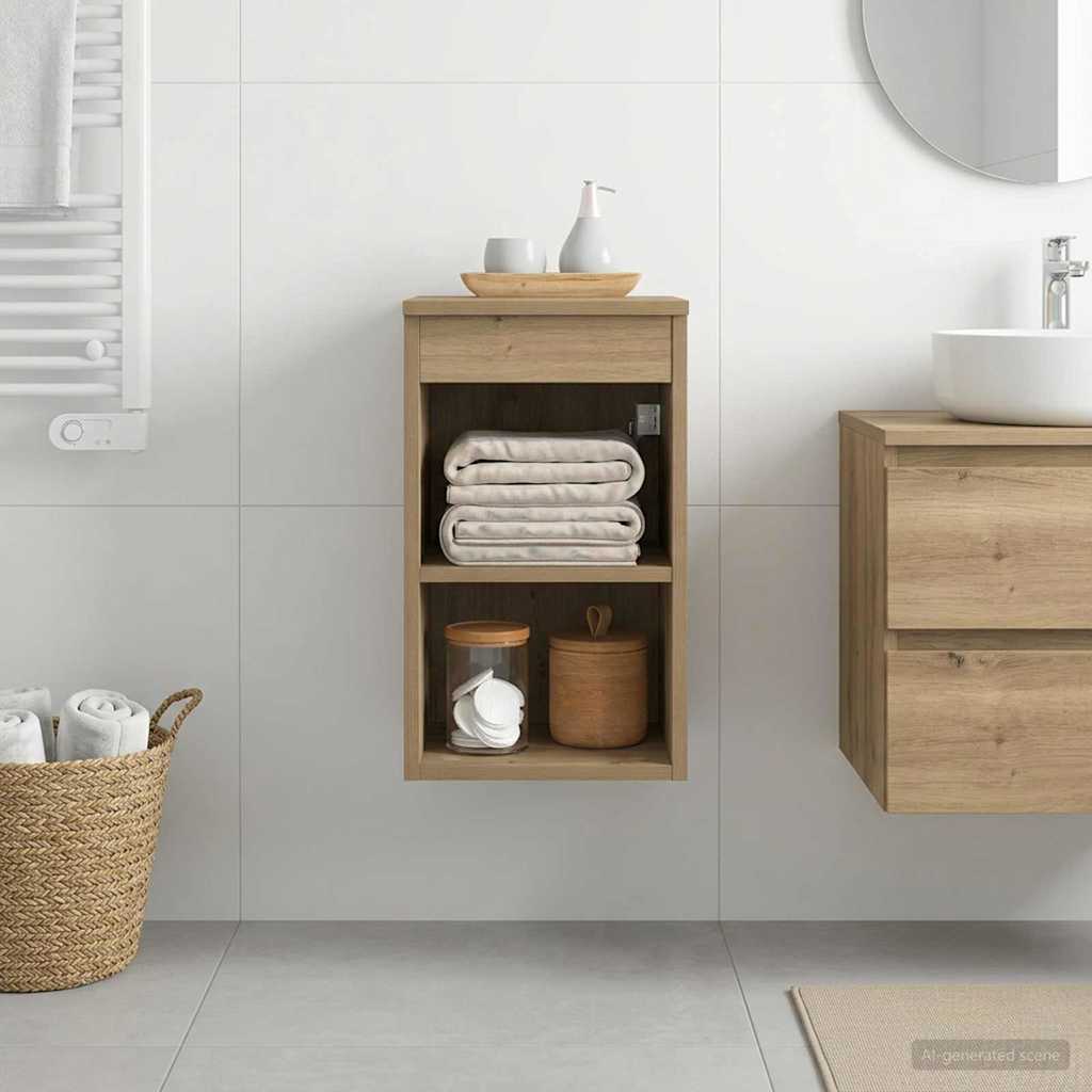 vidaXL Badezimmerschrank Inzwischen Artisan-Eiche 30 x 44,5 x 50 cm – Bild 4