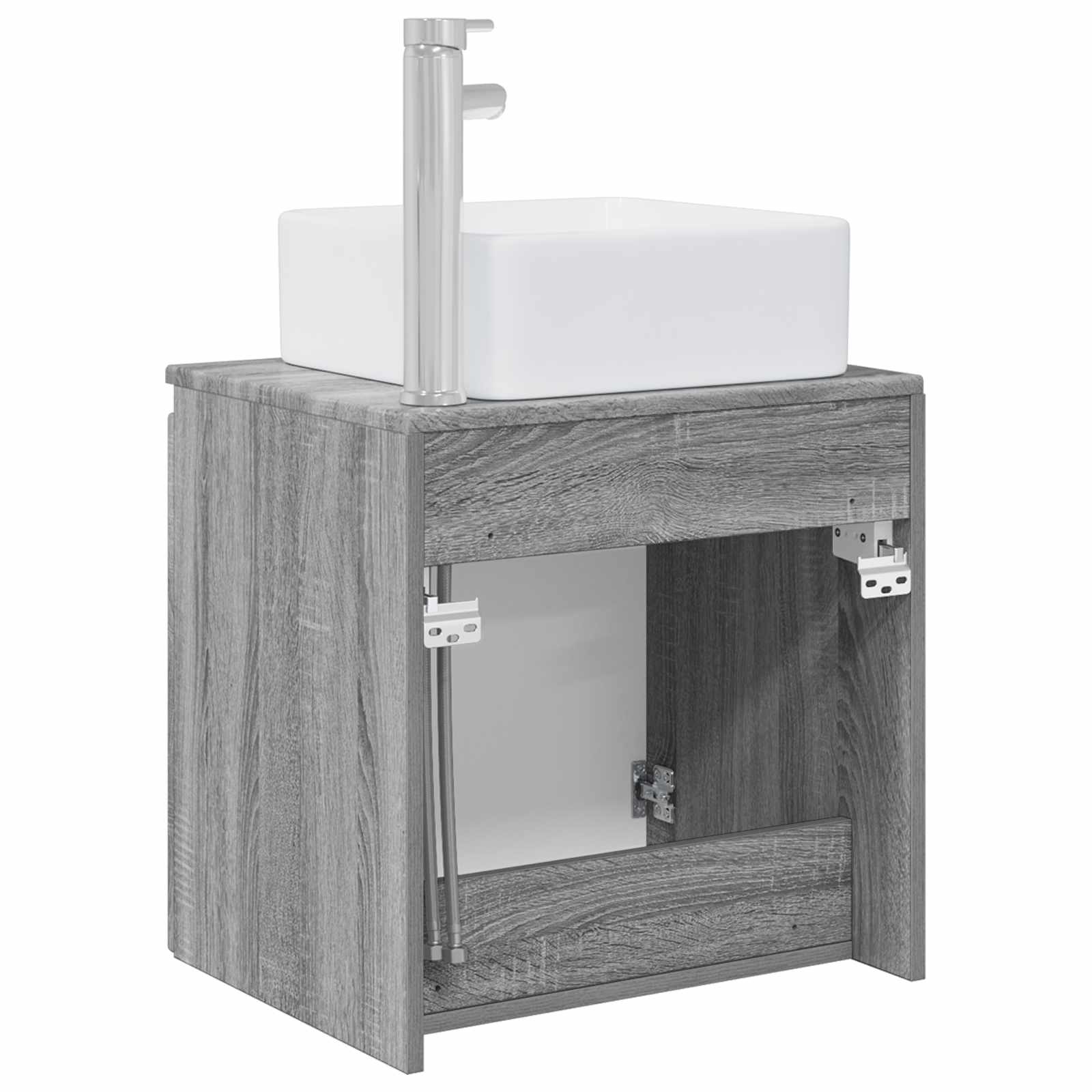 Umivalnik s pritrditev na steno Siva Sonoma 49,5 x 41 x 63 cm - slika 5