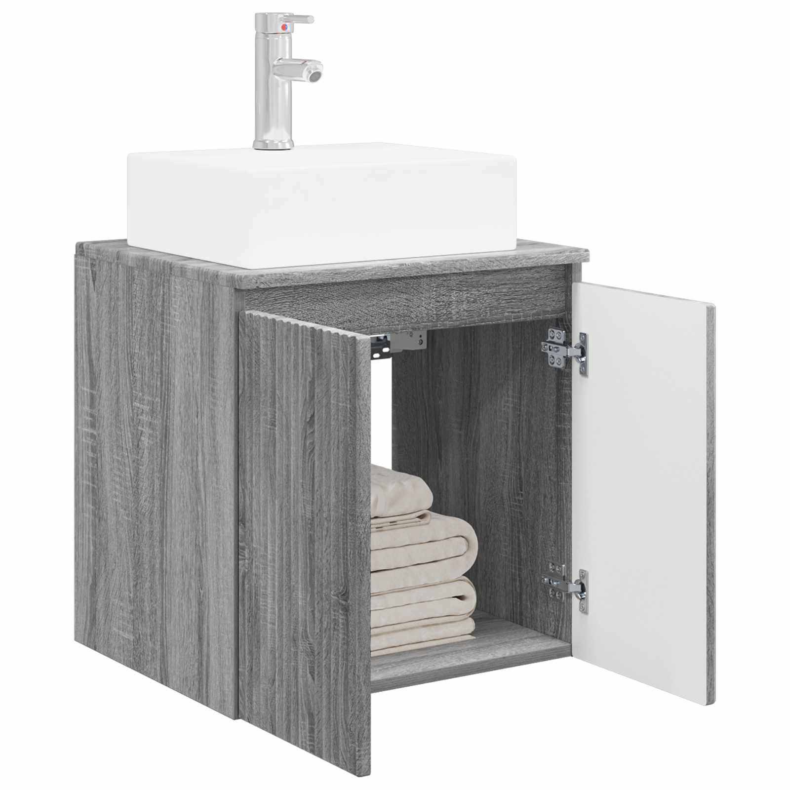 Umivalnik s pritrditev na steno Siva Sonoma 49,5 x 41 x 62,5 cm - slika 3