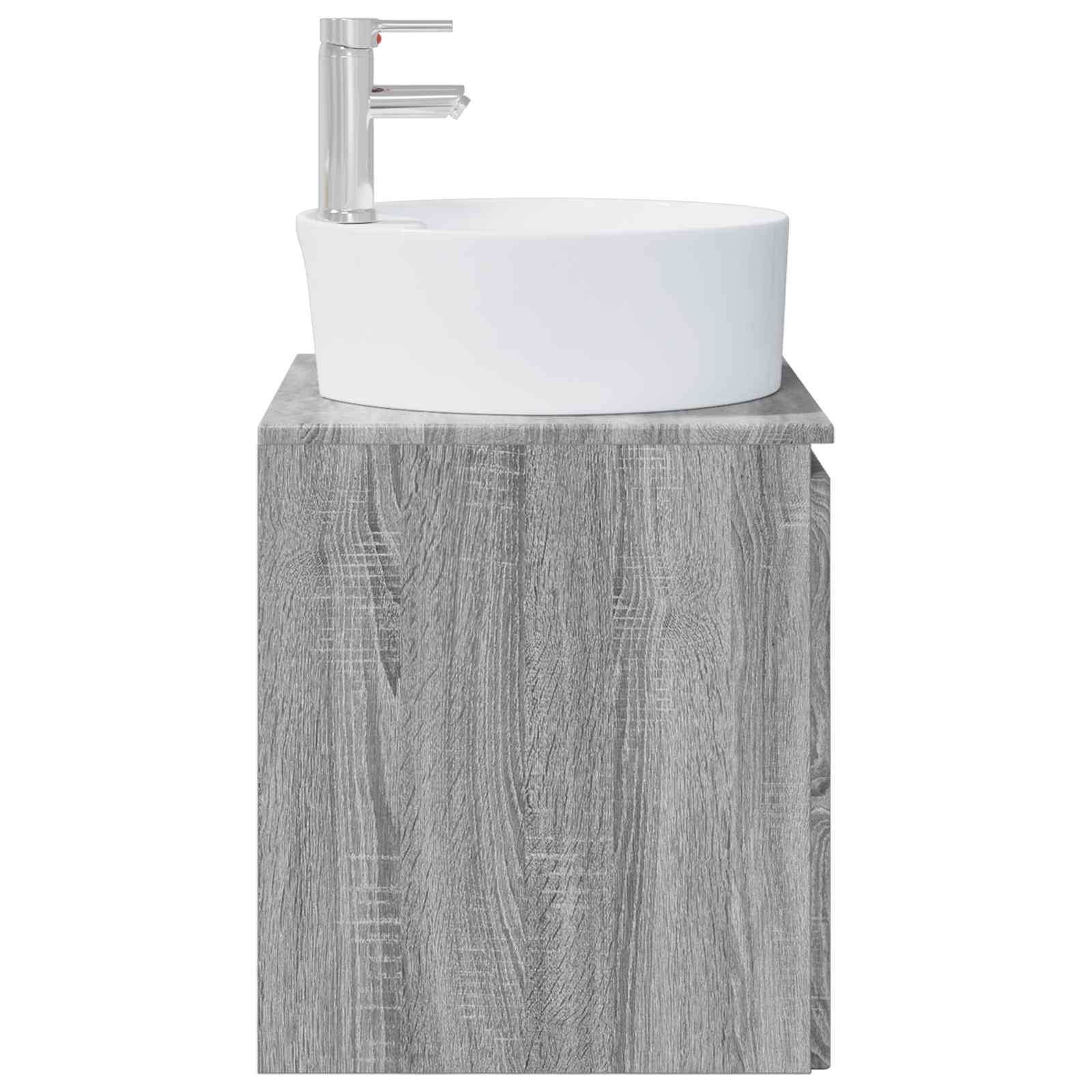 Umivalnik s pritrditev na steno Siva Sonoma 49,5 x 44,5 x 65 cm - slika 4