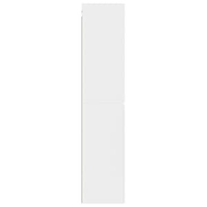 Nástěnná koupelnová skříň Bílá 33 x 34,5 x 160 cm - obrázek 4