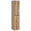 vidaXL Seinale kinnitatav vannitoikapp Artisan tamm 33 x 34,5 x 160 cm