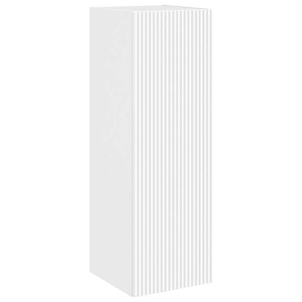 vidaXL Seinale kinnitatav vannitoikapp Valge 33 x 34,5 x 100 cm