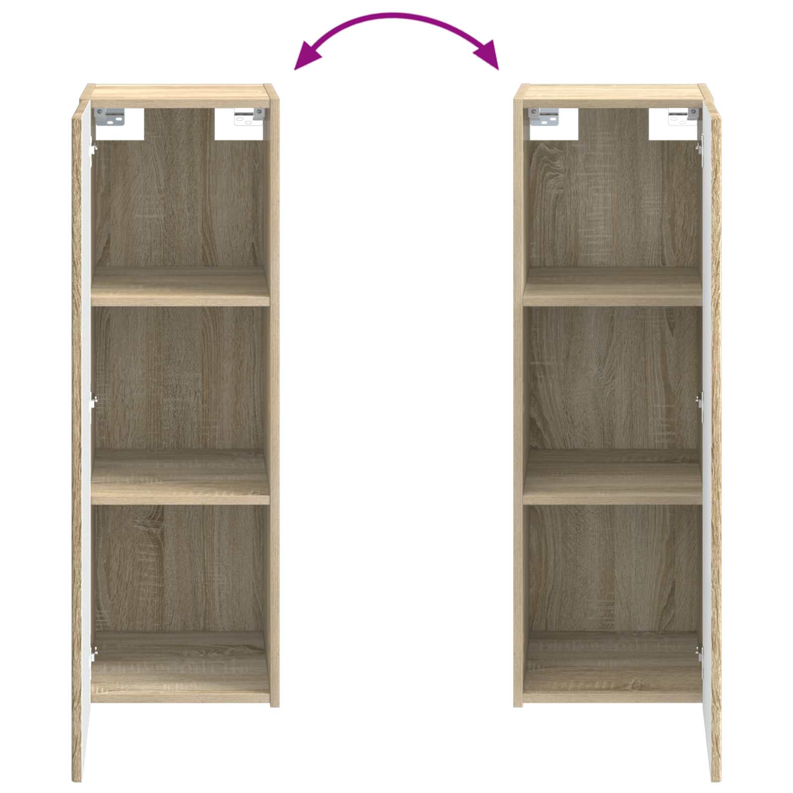 Omejen kabineta za kopalnico Sonoma hrast 33 x 34,5 x 100 cm - slika 6