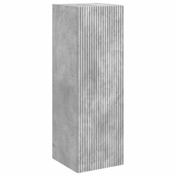 vidaXL Seinale kinnitatav vannitoikapp Betoonhall 33 x 34,5 x 100 cm