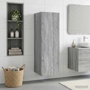 Omejen kabineta za kopalnico Siva Sonoma 33 x 34,5 x 100 cm