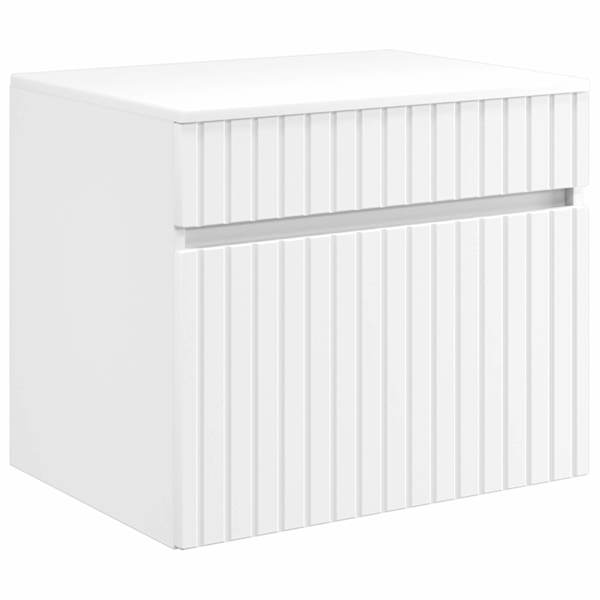 vidaXL Seinale kinnitatav vannitoikapp Valge 59 x 44,5 x 50 cm