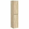 vidaXL Seinale kinnitatav vannitoikapp Sonoma tamm 33 x 34,5 x 160 cm