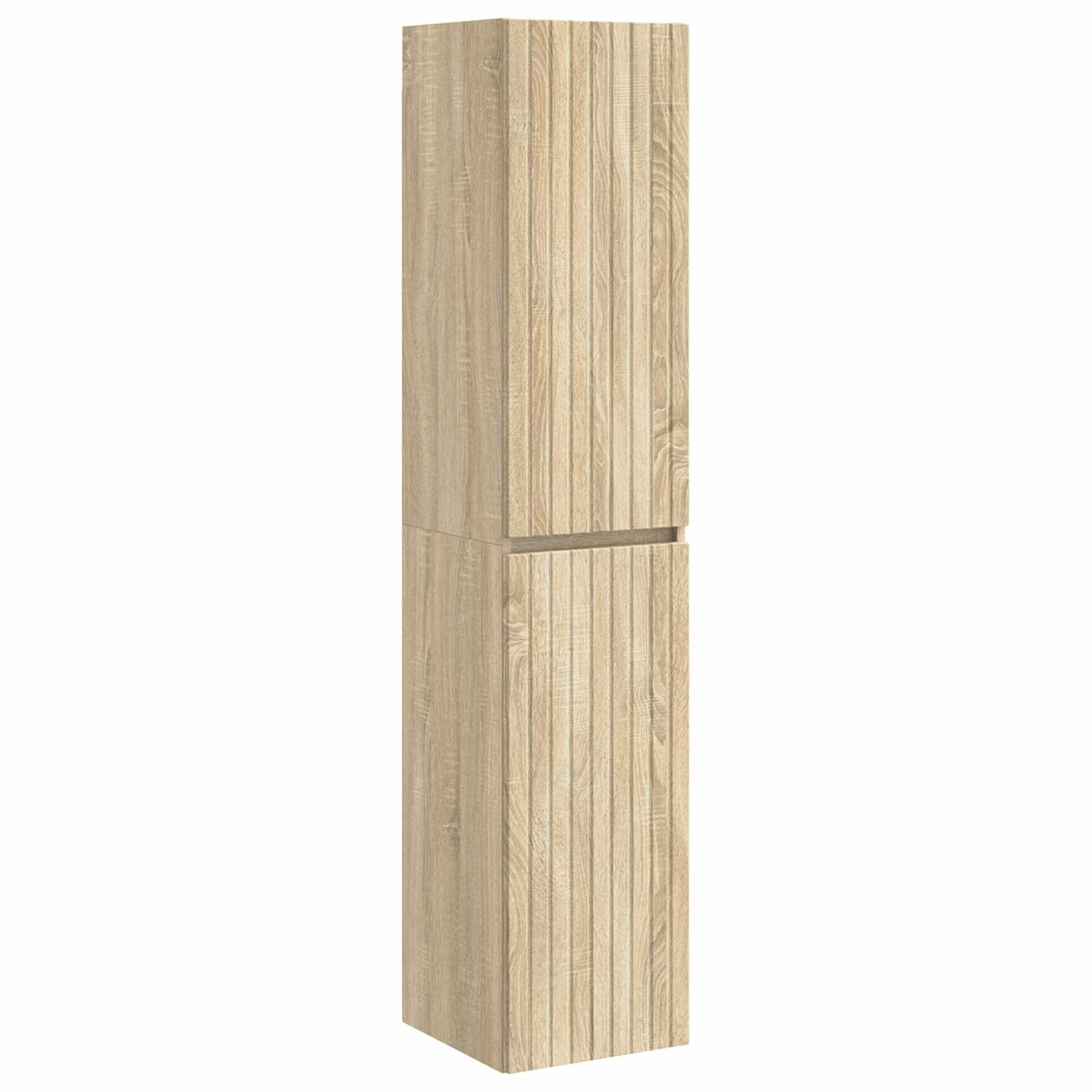 vidaXL Dulap Bathroom Montat pe Perete Stejar Sonoma