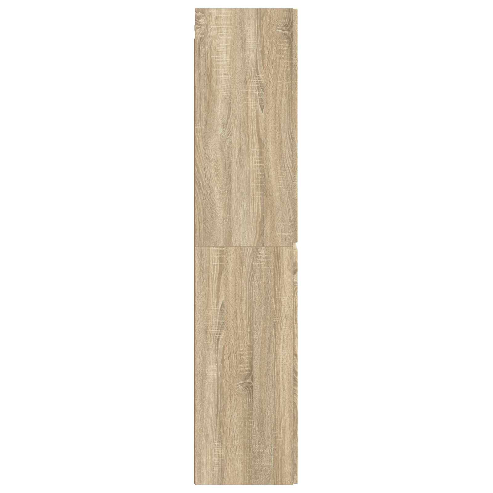 Omejen kabineta za kopalnico Sonoma hrast 33 x 34,5 x 160 cm - slika 4