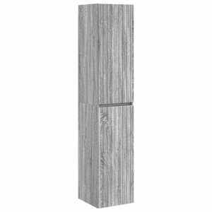 vidaXL Seinale kinnitatav vannitoikapp Hall Sonoma 33 x 34,5 x 160 cm