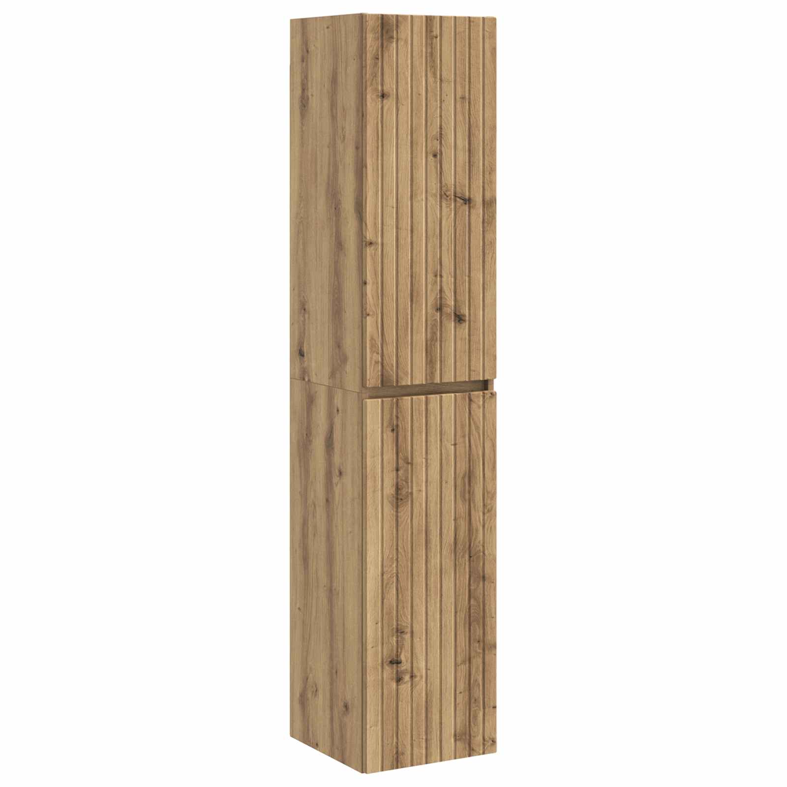 vidaXL Dulap Bathroom Montat pe Perete Stejar Artizanal