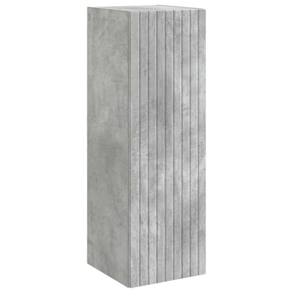 vidaXL Seinale kinnitatav vannitoikapp Betoonhall 33 x 34,5 x 100 cm