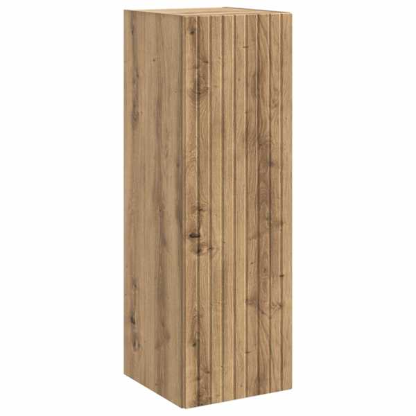 vidaXL Seinale kinnitatav vannitoikapp Artisan tamm 33 x 34,5 x 100 cm