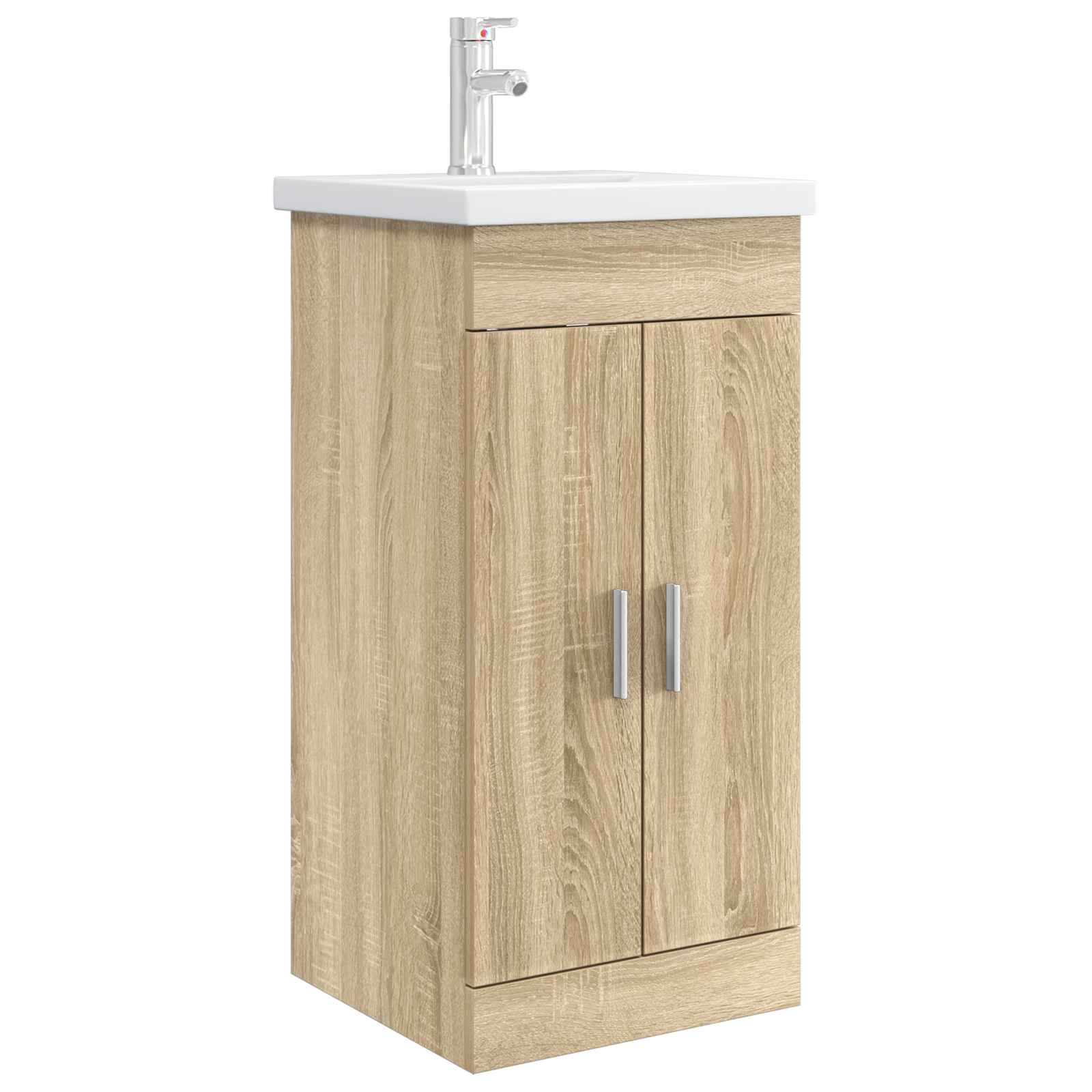 vidaXL Mobilă de baie cu chiuvetă Stejar Sonoma 42 x 40 x 84,5 cm