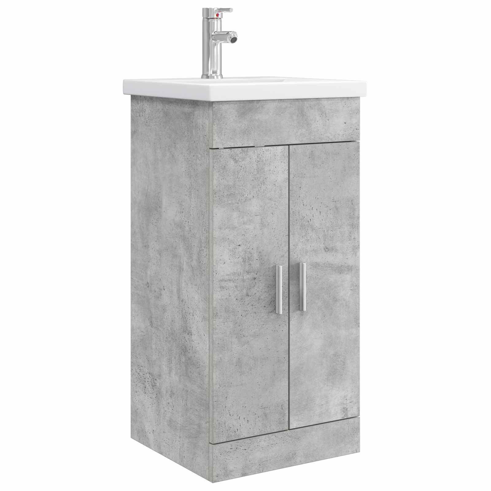 vidaXL Mobilă de baie cu chiuvetă Gri Beton 42 x 40 x 84,5 cm