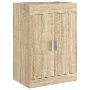vidaXL Vannitoa all oleva kraani kapp Sonoma tamm 56 x 37,5 x 81 cm