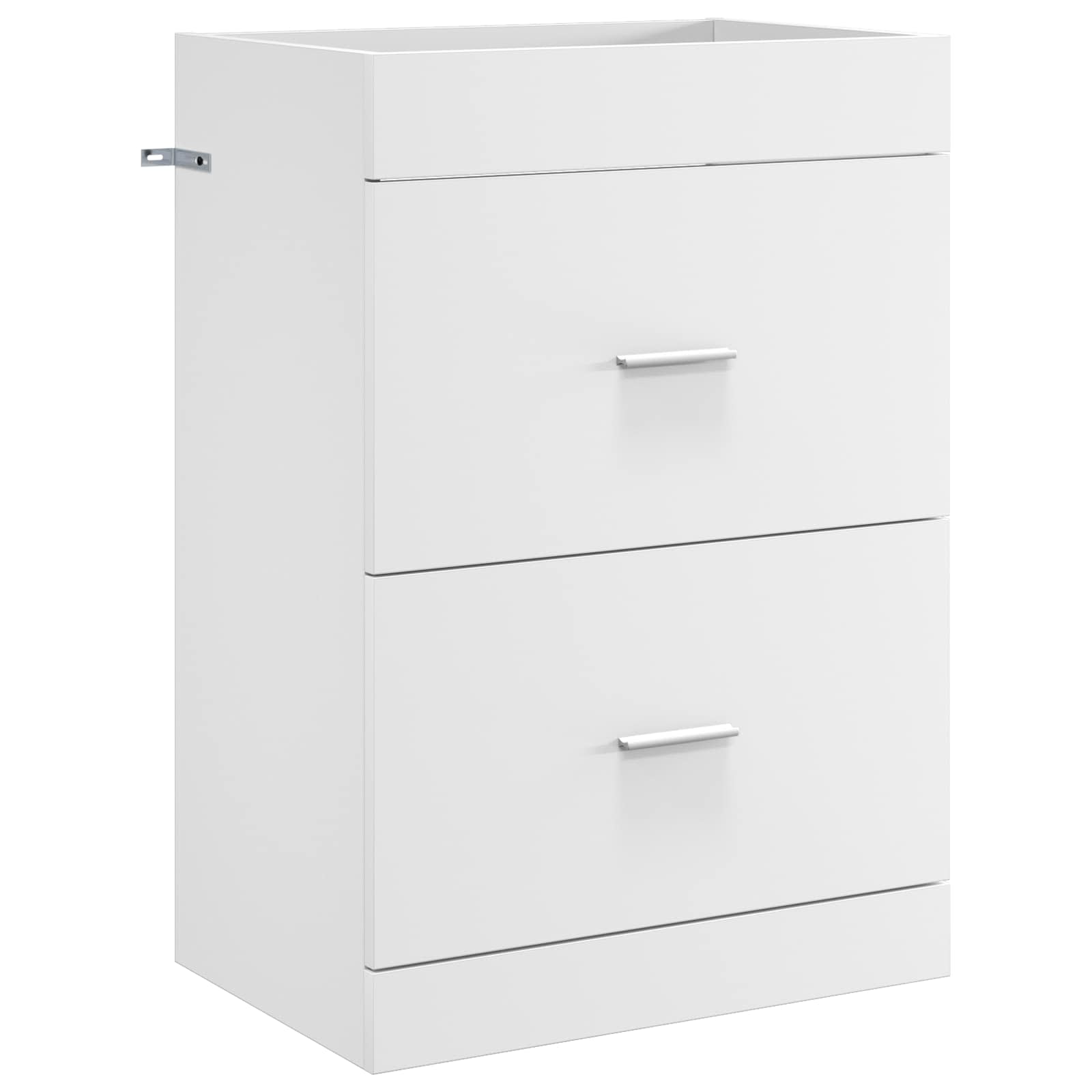 vidaXL Dulap sub chiuvetă pentru baie Alb 56 x 37,5 x 81 cm