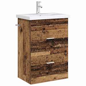 Koupelnová skříňka pod umyvadlo Staré dřevo 56 x 37,5 x 81 cm - obrázek 3