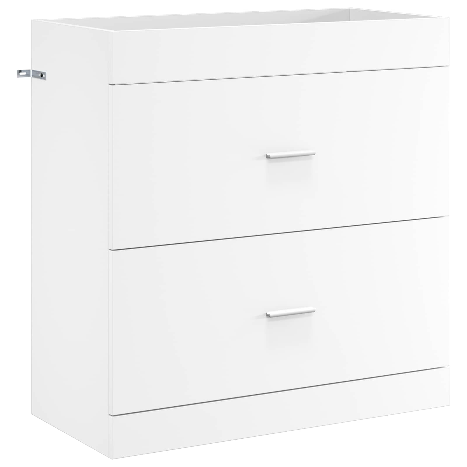 vidaXL Dulap sub chiuvetă pentru baie Alb 78,5 x 37,5 x 81 cm