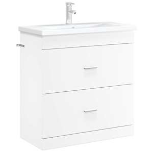 Koupelnová skříňka pod umyvadlo Bílá 78,5 x 37,5 x 81 cm - obrázek 3