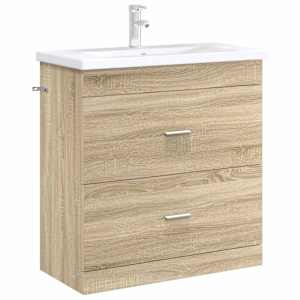 Koupelnová skříňka pod umyvadlo Dub sonoma 78,5 x 37,5 x 81 cm - obrázek 3