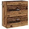vidaXL Vannitoa all oleva kraani kapp Vana puit 78,5 x 37,5 x 81 cm