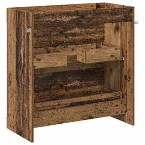 Koupelnová skříňka pod umyvadlo Staré dřevo 78,5 x 37,5 x 81 cm - obrázek 6