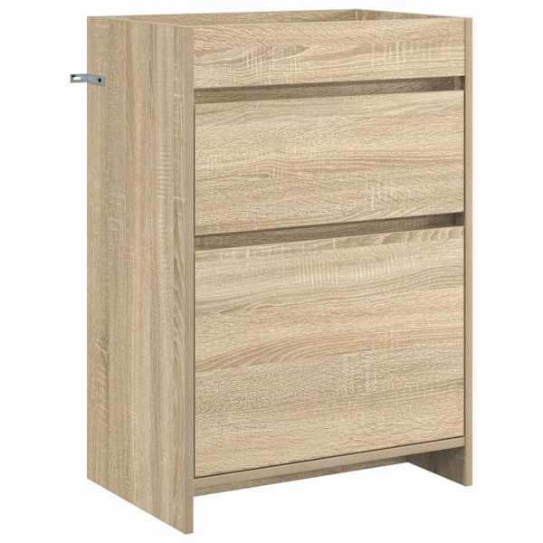 vidaXL Vannitoa all oleva kraani kapp Sonoma tamm 56 x 37,5 x 81 cm