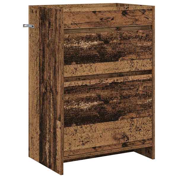vidaXL Vannitoa all oleva kraani kapp Vana puit 56 x 37,5 x 81 cm