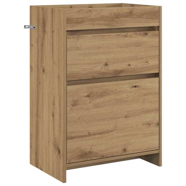 vidaXL Vannitoa all oleva kraani kapp Artisan tamm 56 x 37,5 x 81 cm
