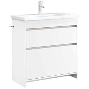 Koupelnová skříňka pod umyvadlo Bílá 78,5 x 37,5 x 81 cm - obrázek 3