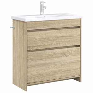 Koupelnová skříňka pod umyvadlo Dub sonoma 78,5 x 37,5 x 81 cm - obrázek 3