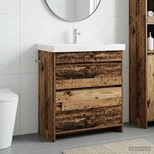 Kopalniški kabinet pod umivalnikom Star les 78,5 x 37,5 x 81 cm