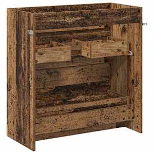 Koupelnová skříňka pod umyvadlo Staré dřevo 78,5 x 37,5 x 81 cm - obrázek 6