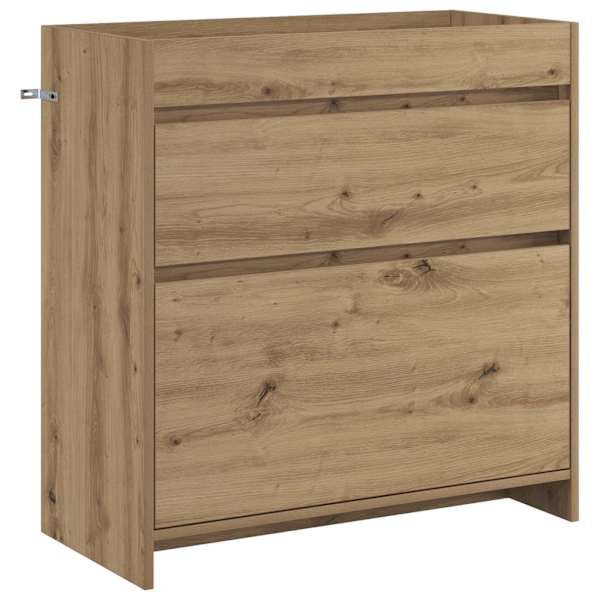 vidaXL Vannitoa all oleva kraani kapp Artisan tamm 78,5 x 37,5 x 81 cm